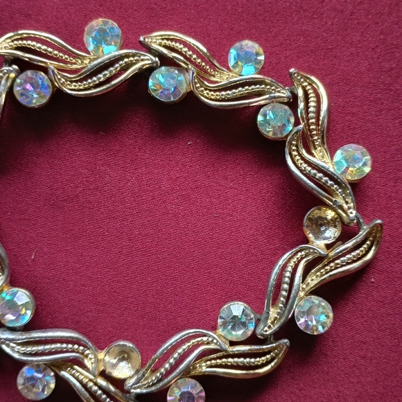Vintage Lisners 1960's rhinestone bracelet - Picture 4 of 6